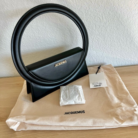 ☀️NEW☀️Jacquemus Le Sac Rond Bag Black - Picture 4 of 16